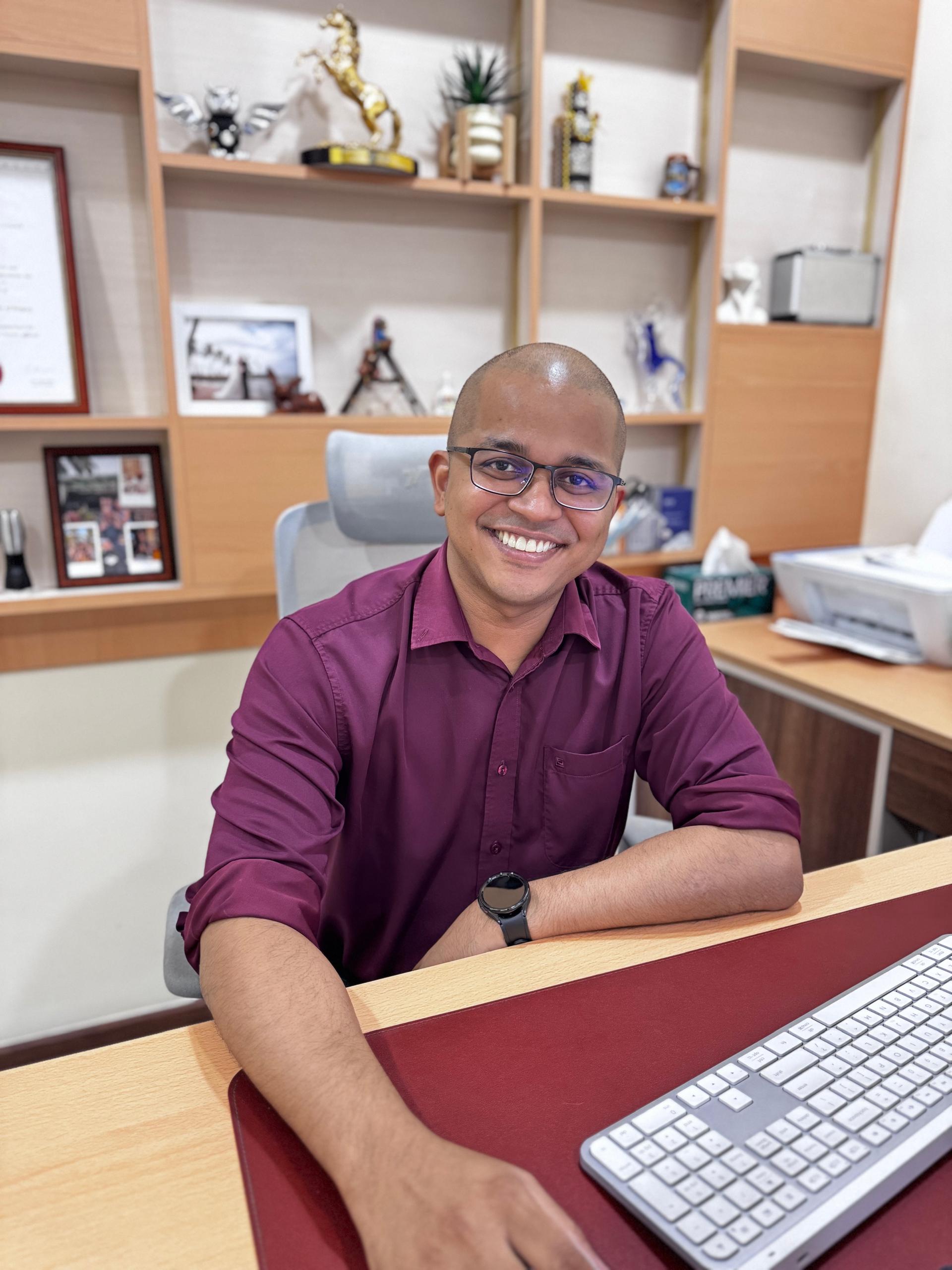 Dr. Nicholas Jeremiah, resident doctor at Permai Polyclinics Fortuna, Kota Kinabalu